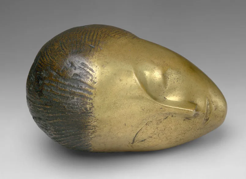 Sleeping Muse, 1910 (bronze) — one of five works shipped to the New York Armory Show in 1913.