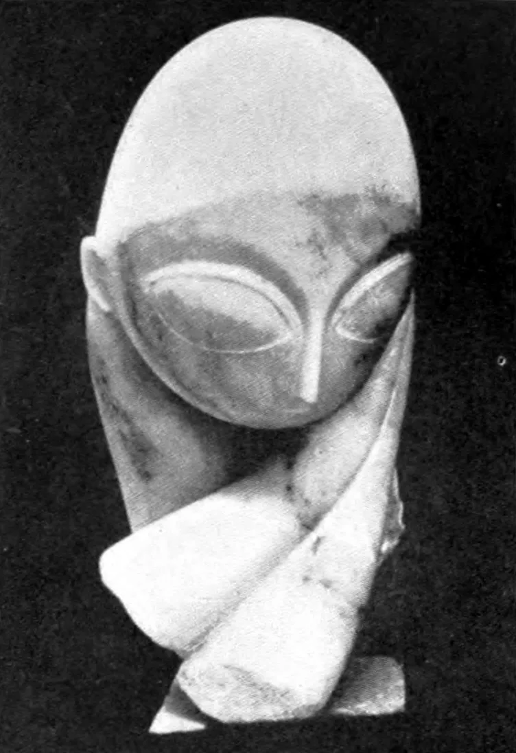 Mademoiselle Pogany, 1912 (marble) — the first of nineteen versions carved between 1912 and 1933.