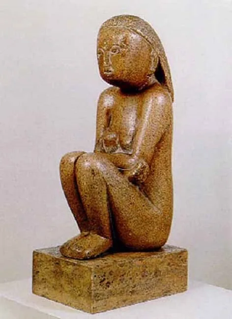 The Wisdom of the Earth (Cumințenia Pământului), 1908 (stone) — first exhibited in Bucharest in 1910.