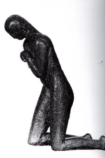 The Prayer (Rugăciunea), 1907 (Măgura stone) — made for the Petre Stănescu funerary monument.